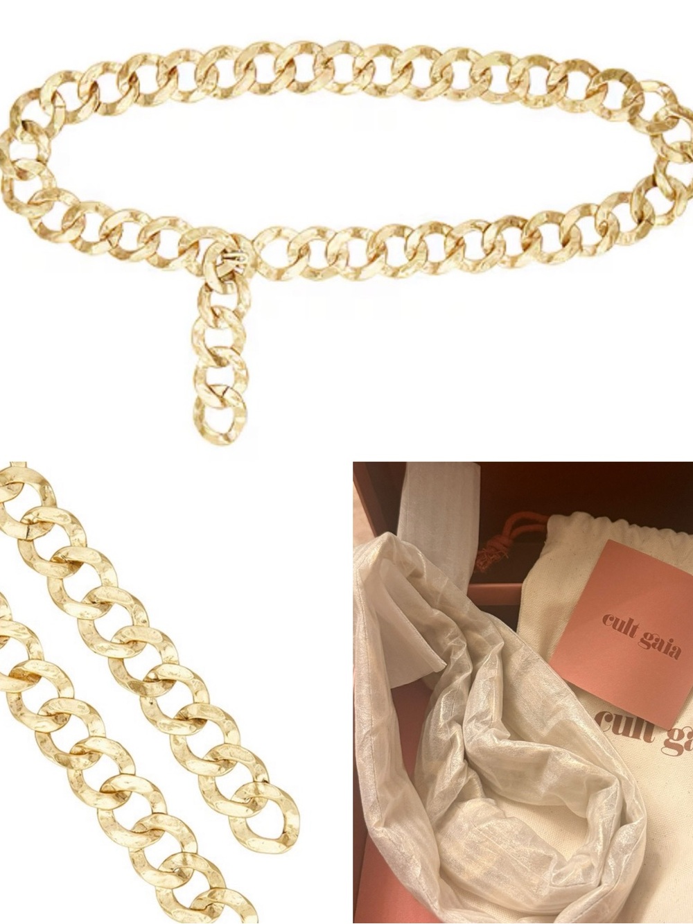 Cult Gaia Dulce Belt in Antique Brass Antique Brass  - O/S